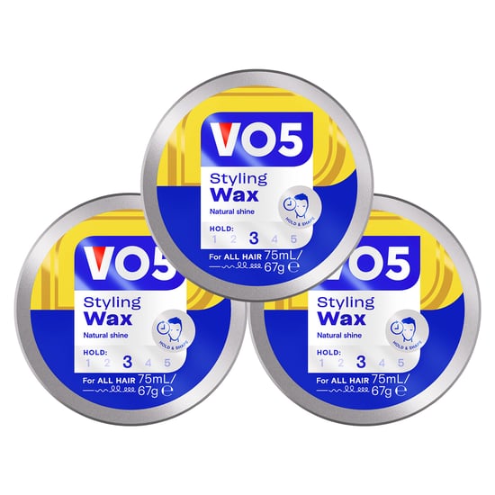 VO5 Styling Hair Wax for Natural Shine and Rework Hold for Men 75ml, 3 Pack - Image 2